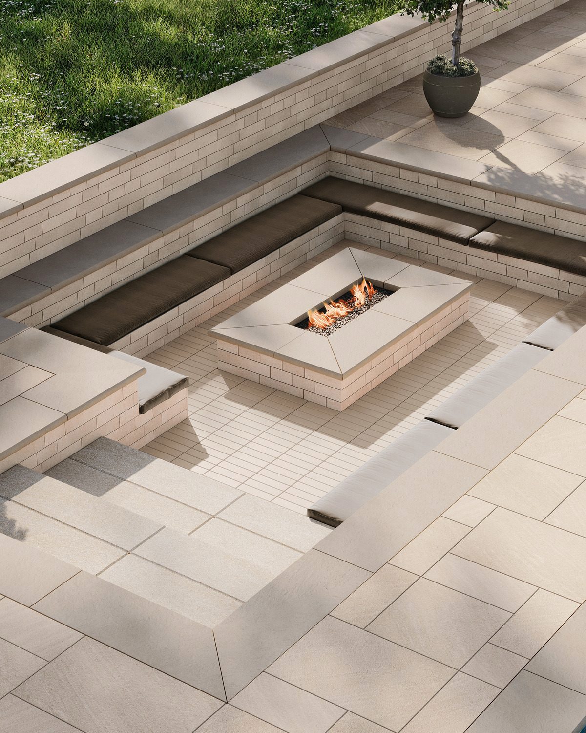 Stunning hardscaping features in St. John, Indiana, enhancing outdoor living environments.