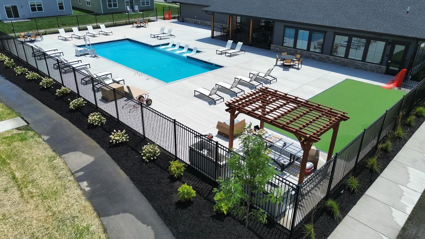Dean's Pools and Landscaping - Hardscape Landscape Combo Case Study Crown Point, IN