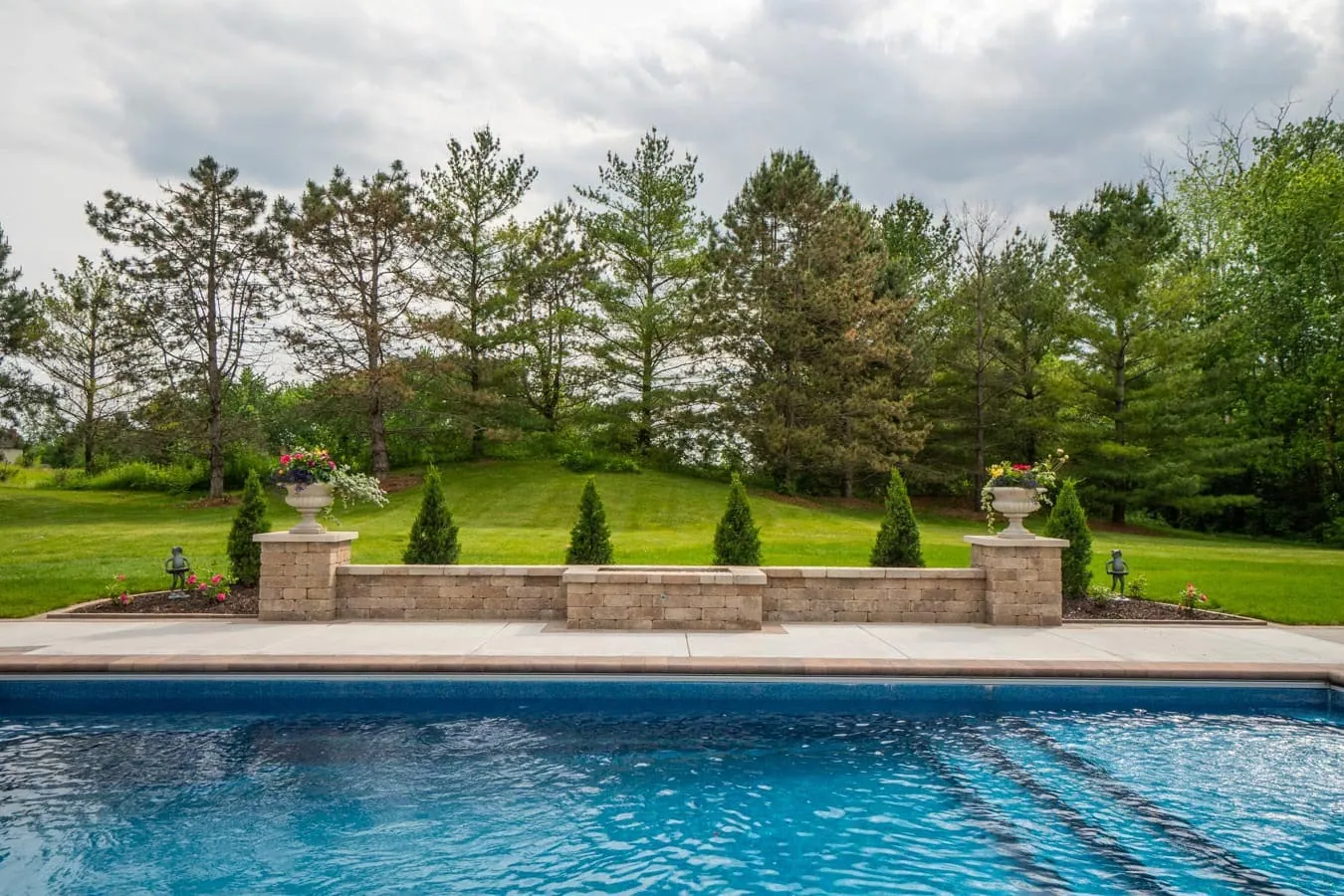 Zen Garden event space in Schererville IN with clean landscaping and seating