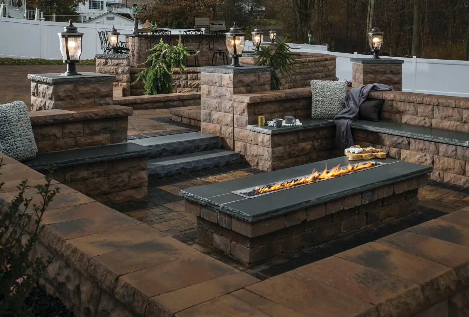 Dean's Pools and Landscaping hardscaping project in Dyer, IN